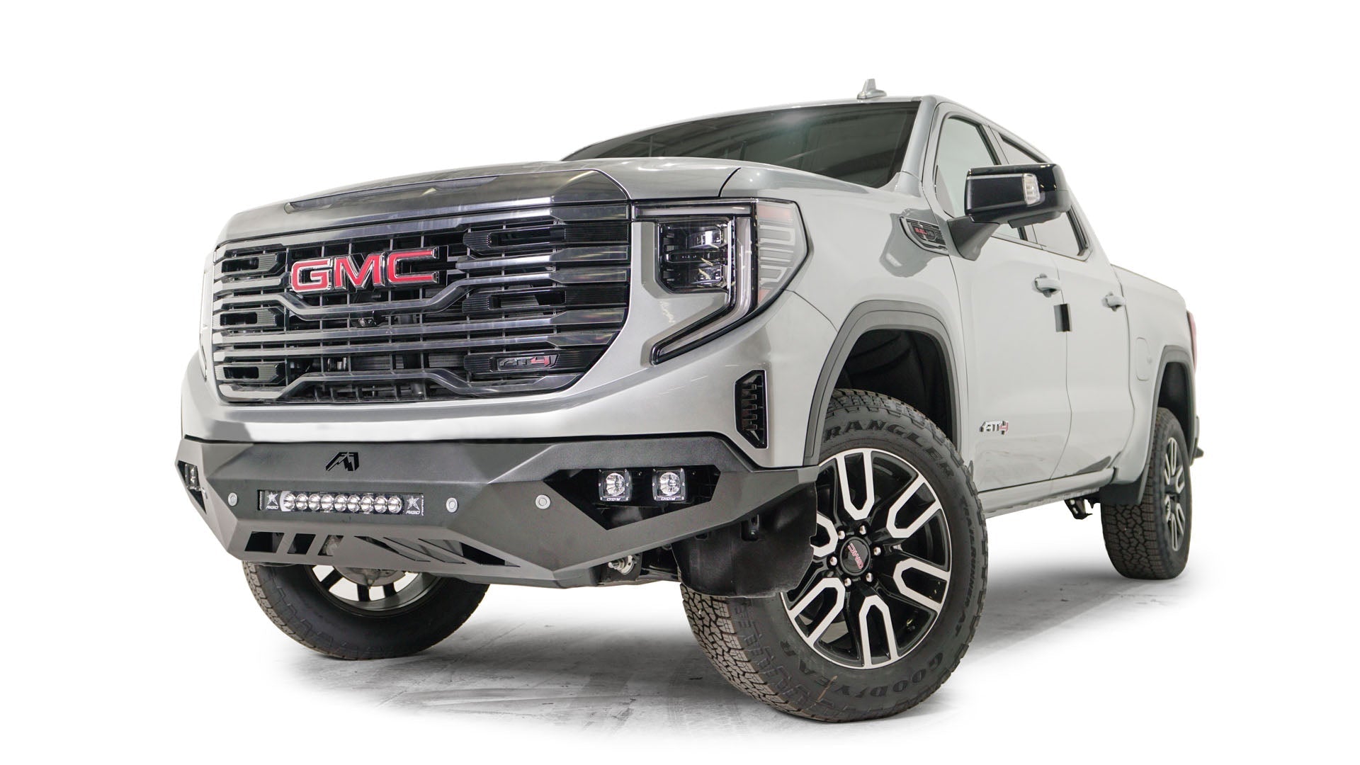 Fab Fours GS23 - D5851 - 1 GMC Sierra 1500 2022 - 2024 Vengeance Front Bumper No Guard Sensor - Rugged Truck Gear