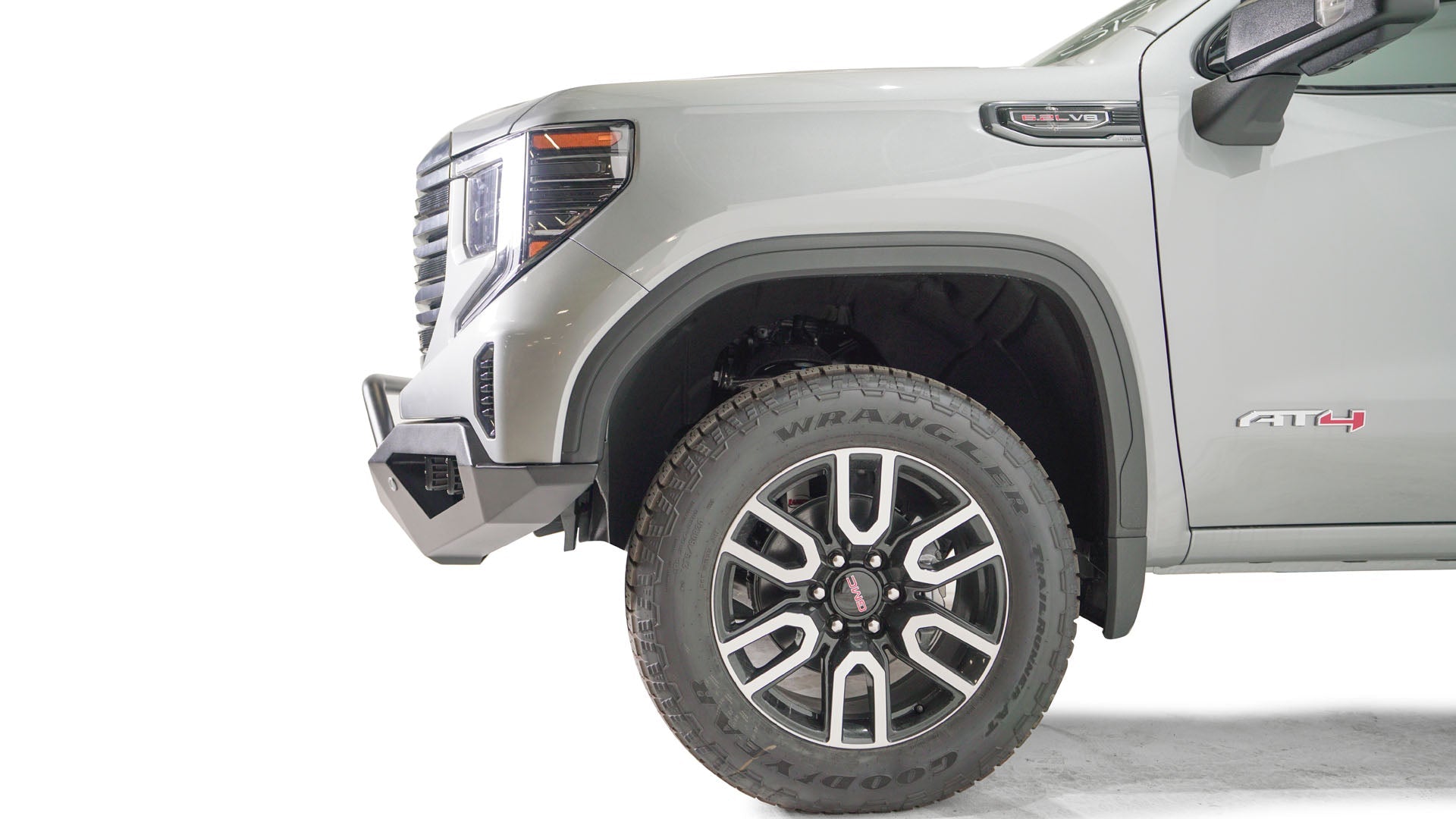 Fab Fours GS23 - D5852 - 1 GMC Sierra 1500 2022 - 2024 Vengeance Front Bumper Pre - Runner Guard Sensor - Rugged Truck Gear