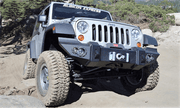 Fab Fours JK07 - B1851 - 1 Jeep Wrangler JK 2007 - 2018 Lifestyle Front Winch Bumper No Guard - Rugged Truck Gear