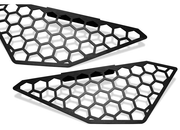 Fab Fours M3250 - 1 Vengeance Side Light Mesh Insert Cover - Rugged Truck Gear