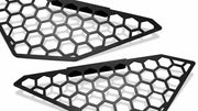 Fab Fours M3550 - 1 Vengeance Side Light Mesh Insert Cover - Rugged Truck Gear