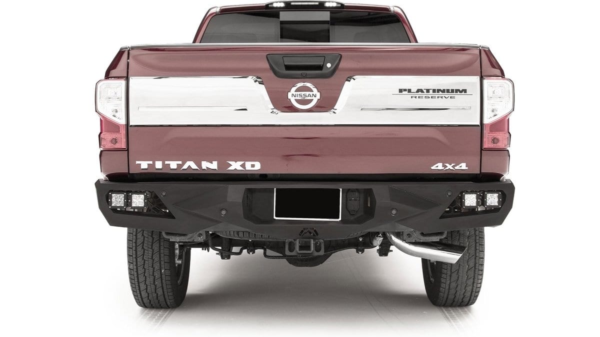 Fab Fours NT16 - E3751 - 1 Nissan Titan XD 2016 - 2020 Vengeance Rear Bumper Sensor - Rugged Truck Gear