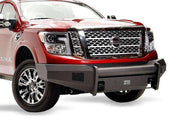 Fab Fours NT16 - R3761 - 1 Nissan Titan XD 2016 - 2020 Black Steel Elite Front Bumper No Guard - Rugged Truck Gear