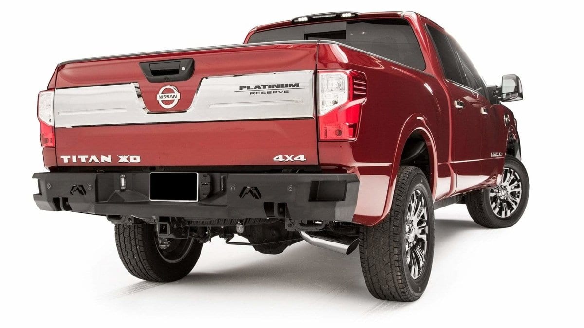 Fab Fours NT16 - W3751 - 1 Nissan Titan XD 2016 - 2020 Premium Rear Bumper Sensor - Rugged Truck Gear