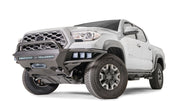 Fab Fours TB16 - 02 - 1 Toyota Tacoma 2016 - 2022 Ultra Light Hybrid Front Winch Bumper Pre - Runner Guard - Rugged Truck Gear
