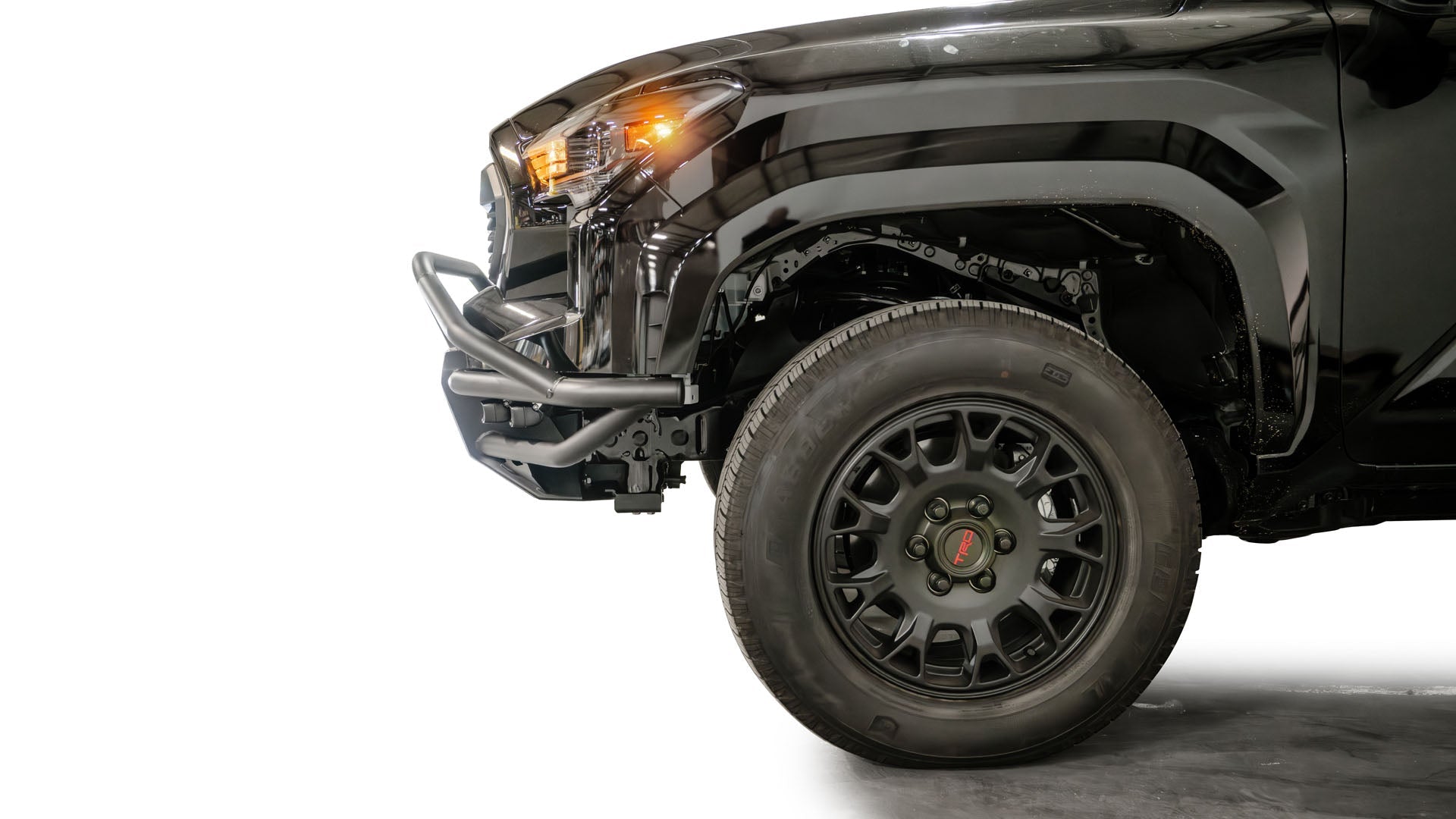Fab Fours TB24 - 02 - 1 2024 - 2025 Toyota Tacoma Front Winch Bumper Pre - Runner Guard - Rugged Truck Gear