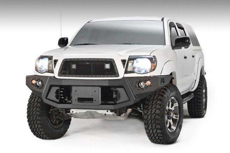 Fab Fours TT05-B1551-1 Toyota Tacoma 2005-2011 Premium Front Bumper Winch Ready No Guard-BumperStock