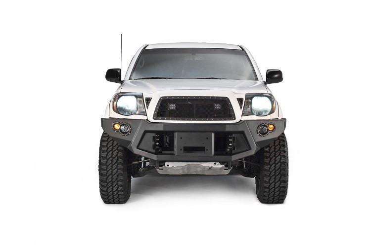 Fab Fours TT05-B1551-1 Toyota Tacoma 2005-2011 Premium Front Bumper Winch Ready No Guard-BumperStock