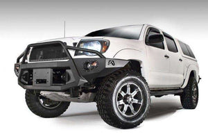 Fab Fours TT05-B1552-1 Toyota Tacoma 2005-2011 Premium Front Bumper Winch Ready Pre-Runner Guard-BumperStock