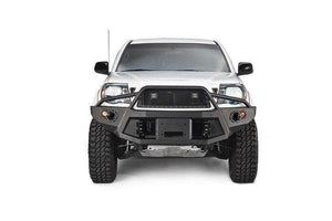 Fab Fours TT05-B1552-1 Toyota Tacoma 2005-2011 Premium Front Bumper Winch Ready Pre-Runner Guard-BumperStock