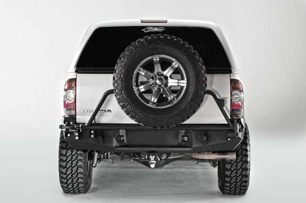 Fab Fours TT05-Y1351-1 Toyota Tacoma 2005-2015 Premium Rear Bumper Non-Sensor-BumperStock