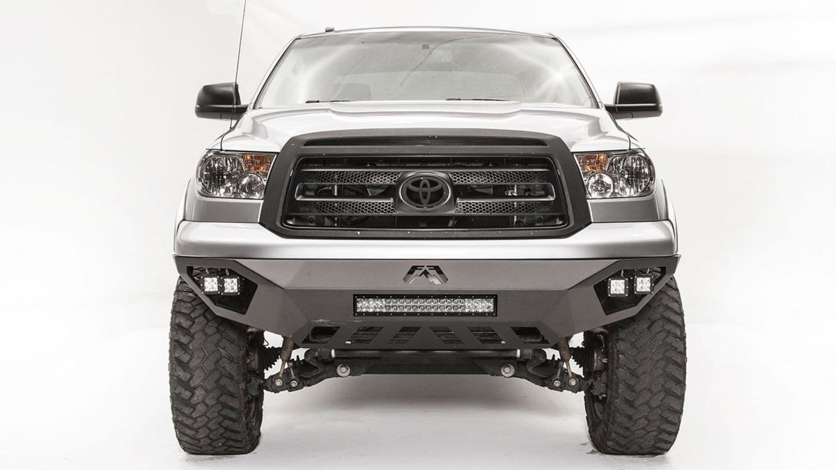 Fab Fours TT07 - D4451 - 1 Toyota Tundra 2007 - 2013 Vengeance Front Bumper No Guard - Rugged Truck Gear