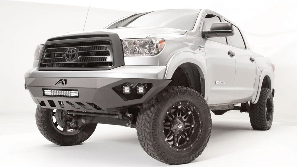Fab Fours TT07 - D4451 - 1 Toyota Tundra 2007 - 2013 Vengeance Front Bumper No Guard - Rugged Truck Gear