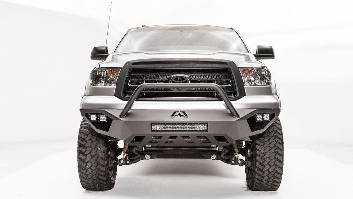 Fab Fours TT07 - D4452 - 1 Toyota Tundra 2007 - 2013 Vengeance Front Bumper Pre - Runner Guard - Rugged Truck Gear