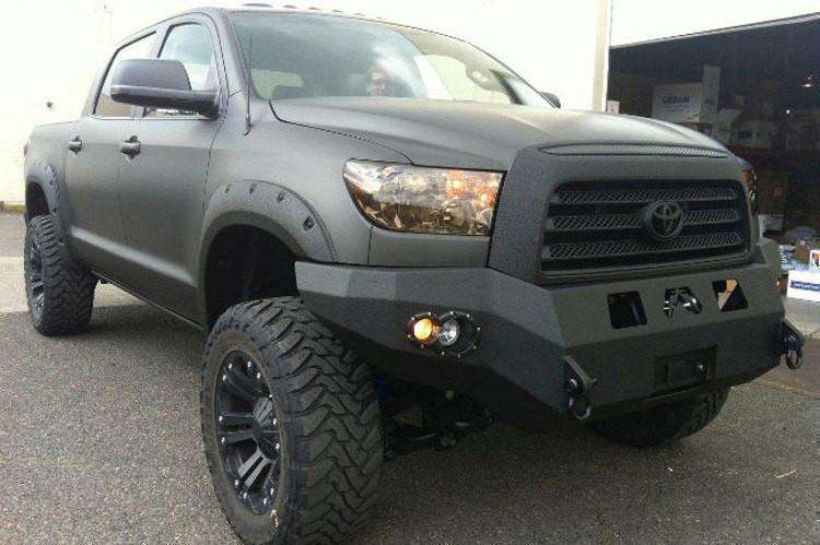 Fab Fours TT07 - H1851 - 1 Toyota Tundra 2007 - 2013 Premium Front Bumper Winch Ready No Guard - Rugged Truck Gear