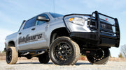 Fab Fours TT07 - K1860 - 1 Toyota Tundra 2007 - 2013 Black Steel Front Bumper Full Guard - Rugged Truck Gear