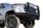 Fab Fours TT07 - K1860 - 1 Toyota Tundra 2007 - 2013 Black Steel Front Bumper Full Guard - Rugged Truck Gear