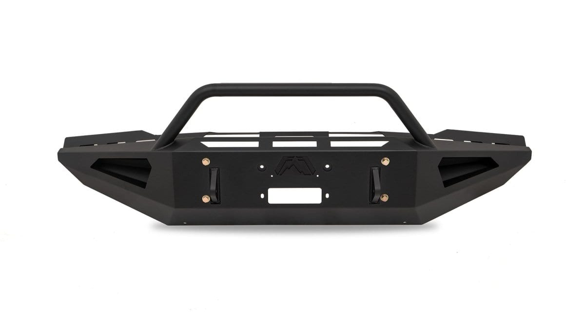 Fab Fours TT07 - RS1862 - 1 Toyota Tundra 2007 - 2013 Red Steel Winch Front Bumper Pre - Runner Guard - Rugged Truck Gear
