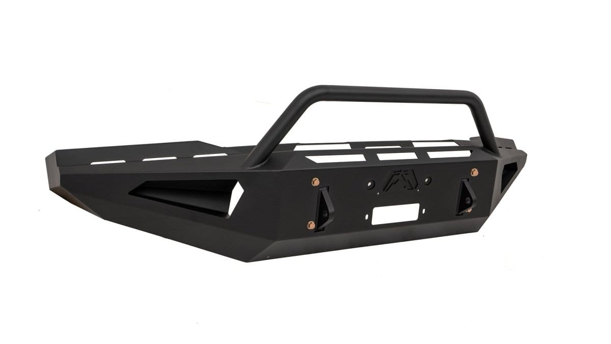 Fab Fours TT07 - RS1862 - 1 Toyota Tundra 2007 - 2013 Red Steel Winch Front Bumper Pre - Runner Guard - Rugged Truck Gear