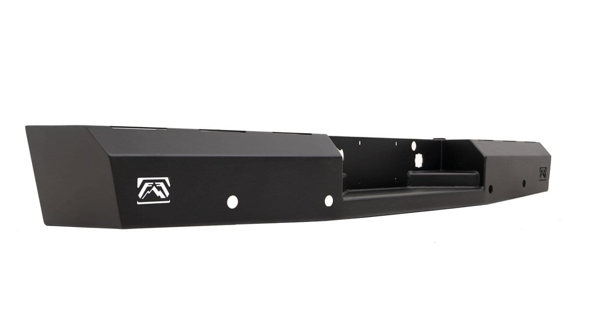 Fab Fours TT07 - RT1550 - 1 Toyota Tundra 2007 - 2013 Red Steel Rear Bumper - Rugged Truck Gear