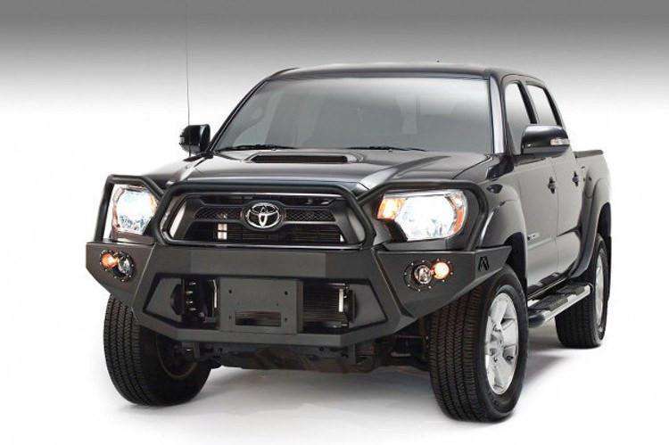 Fab Fours TT12 - B1650 - 1 Toyota Tacoma 2012 - 2015 Premium Front Bumper Winch Ready Full Guard - Rugged Truck Gear