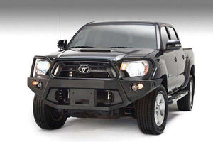 Fab Fours TT12-B1650-1 Toyota Tacoma 2012-2015 Premium Front Bumper Winch Ready Full Guard-BumperStock