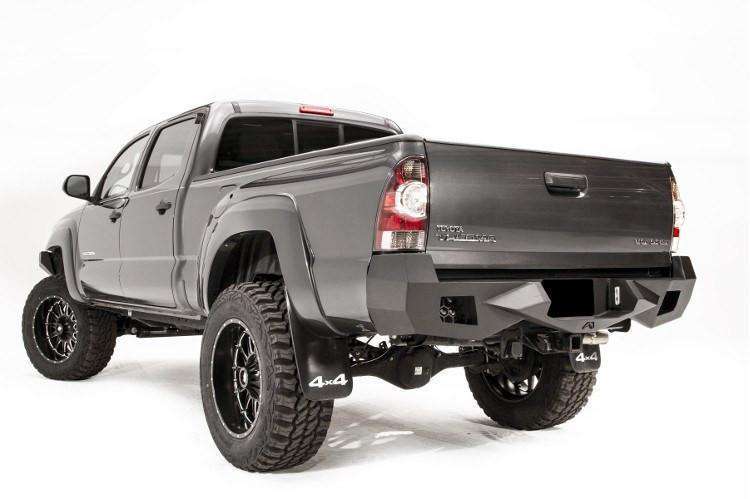 Fab Fours TT12 - E1651 - 1 Toyota Tacoma 2012 - 2015 Vengeance Non - Sensor Rear Bumper - Rugged Truck Gear