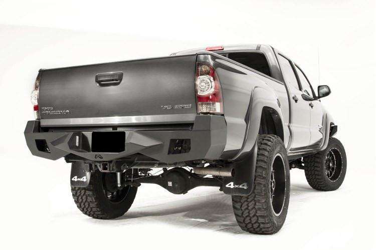 Fab Fours TT12 - E1651 - 1 Toyota Tacoma 2012 - 2015 Vengeance Non - Sensor Rear Bumper - Rugged Truck Gear