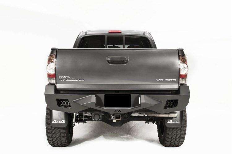 Fab Fours TT12-E1651-1 Toyota Tacoma 2012-2015 Vengeance Non-Sensor Rear Bumper-BumperStock