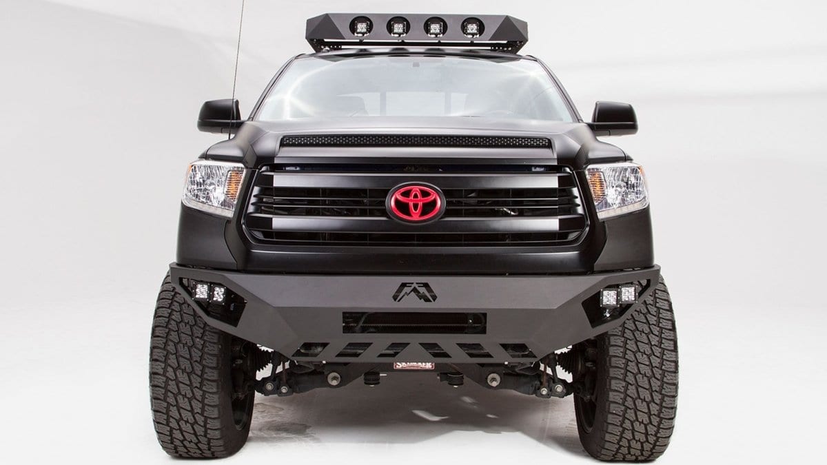 Fab Fours TT14 - D2851 - 1 Toyota Tundra 2014 - 2021 Vengeance Front Bumper No Guard - Rugged Truck Gear