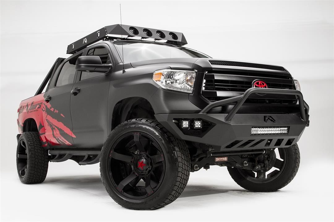 Fab Fours TT14-D2852-1 Toyota Tundra 2014-2021 Vengeance Front Bumper Pre-Runner Guard - Rugged Truck Gear