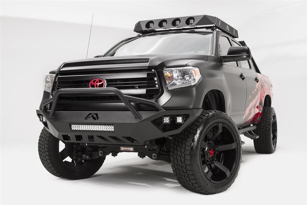 Fab Fours TT14-D2852-1 Toyota Tundra 2014-2021 Vengeance Front Bumper Pre-Runner Guard - Rugged Truck Gear