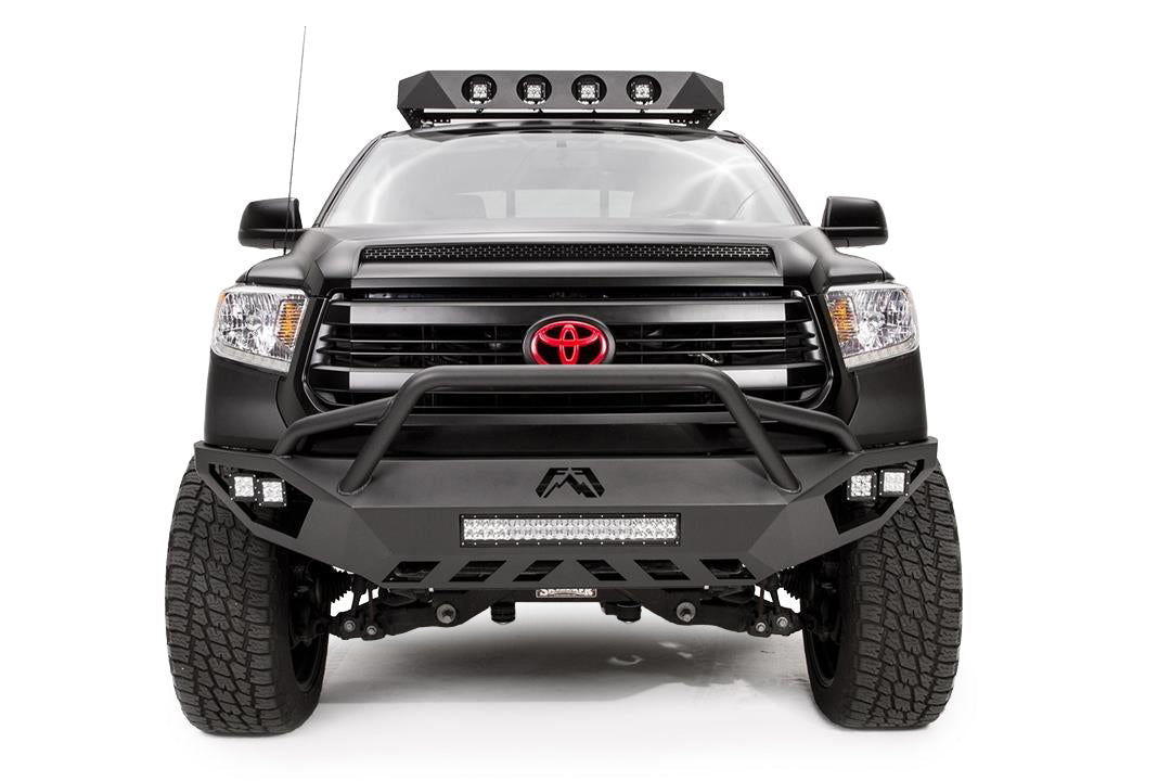 Fab Fours TT14-D2852-1 Toyota Tundra 2014-2021 Vengeance Front Bumper Pre-Runner Guard - Rugged Truck Gear