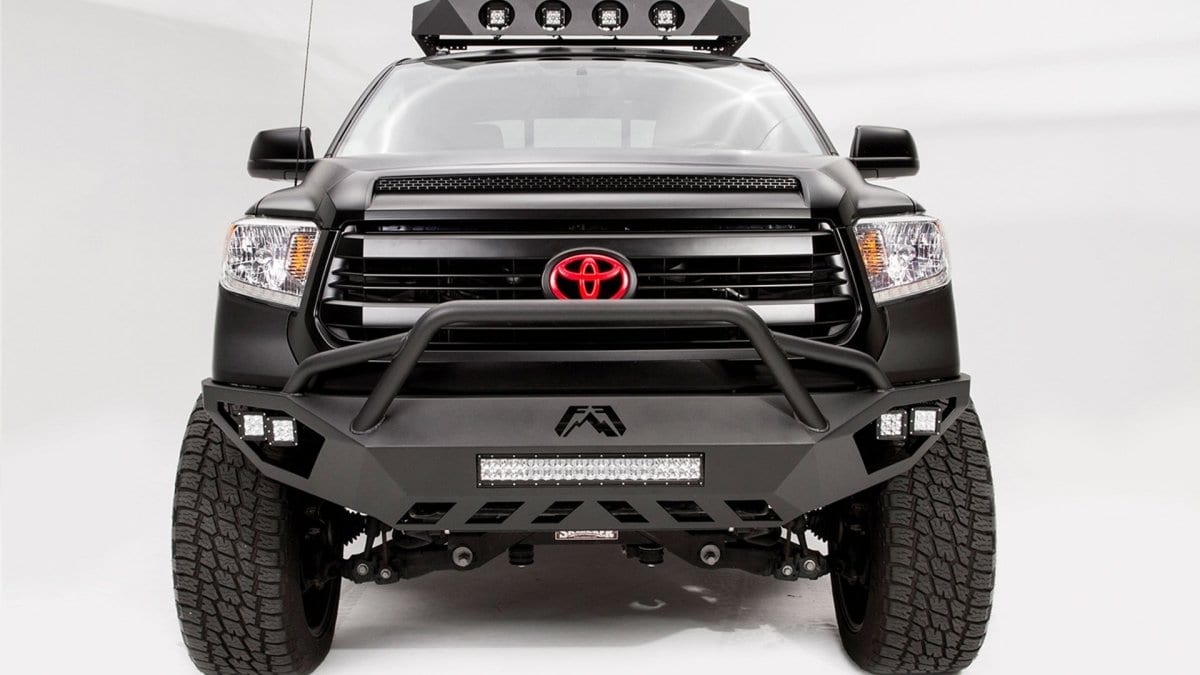 Fab Fours TT14 - D2852 - 1 Toyota Tundra 2014 - 2021 Vengeance Front Bumper Pre - Runner Guard - Rugged Truck Gear