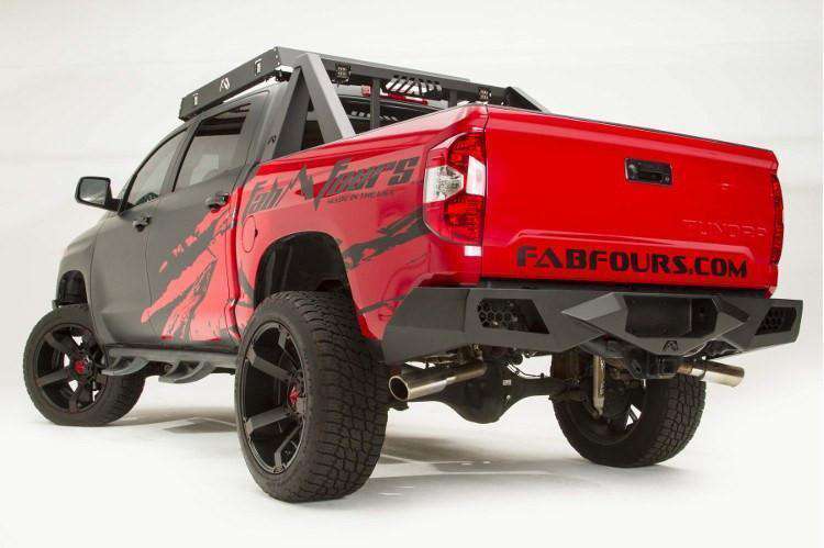 Fab Fours TT14 - E2851 - 1 Toyota Tundra 2014 - 2021 Vengeance Rear Bumper Non - Sensor - Rugged Truck Gear