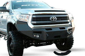 Fab Fours TT14-H2851-1 Toyota Tundra 2014-2021 Premium Front Bumper Winch Ready No Guard-BumperStock