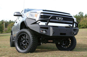 Fab Fours TT14-H2852-1 Toyota Tundra 2014-2021 Premium Front Bumper Winch Ready Pre-Runner Guard-BumperStock