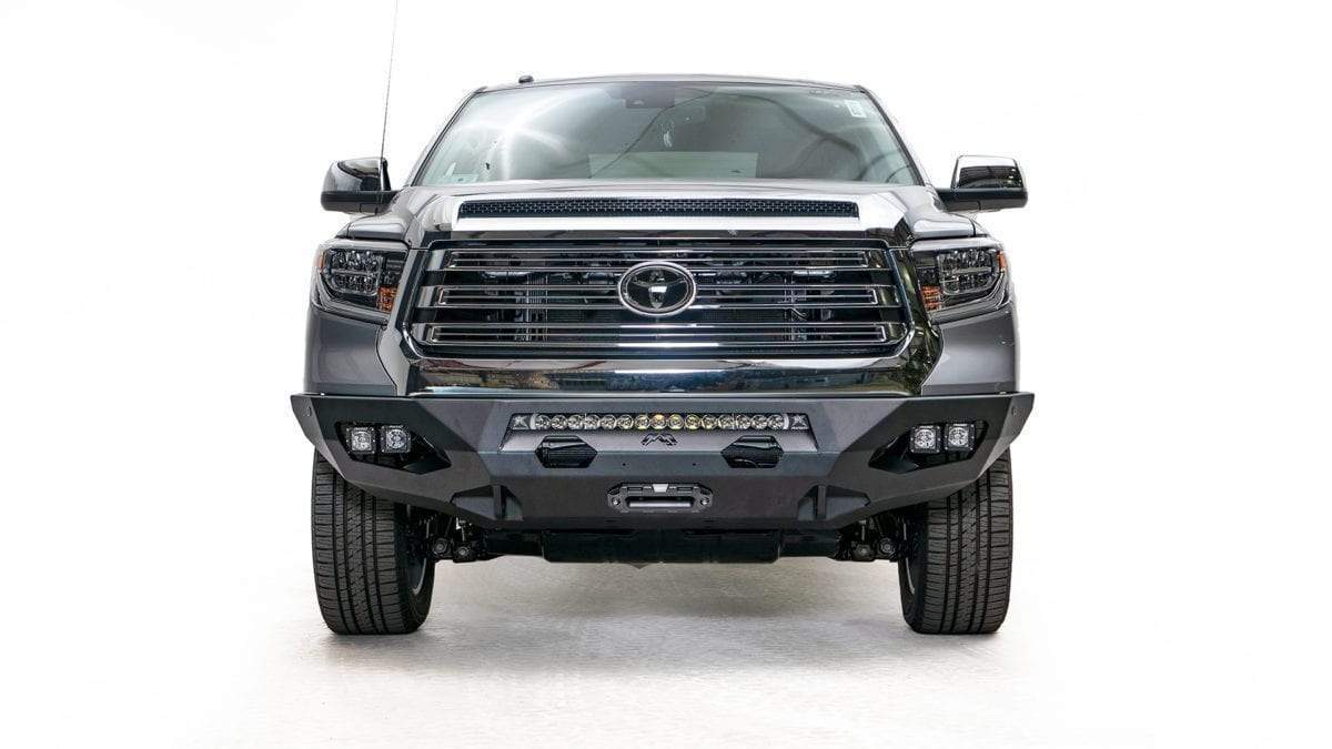 Fab Fours TT14 - X3851 - 1 Toyota Tundra 2014 - 2021 Matrix Front Bumper Winch Ready No Guard - Rugged Truck Gear