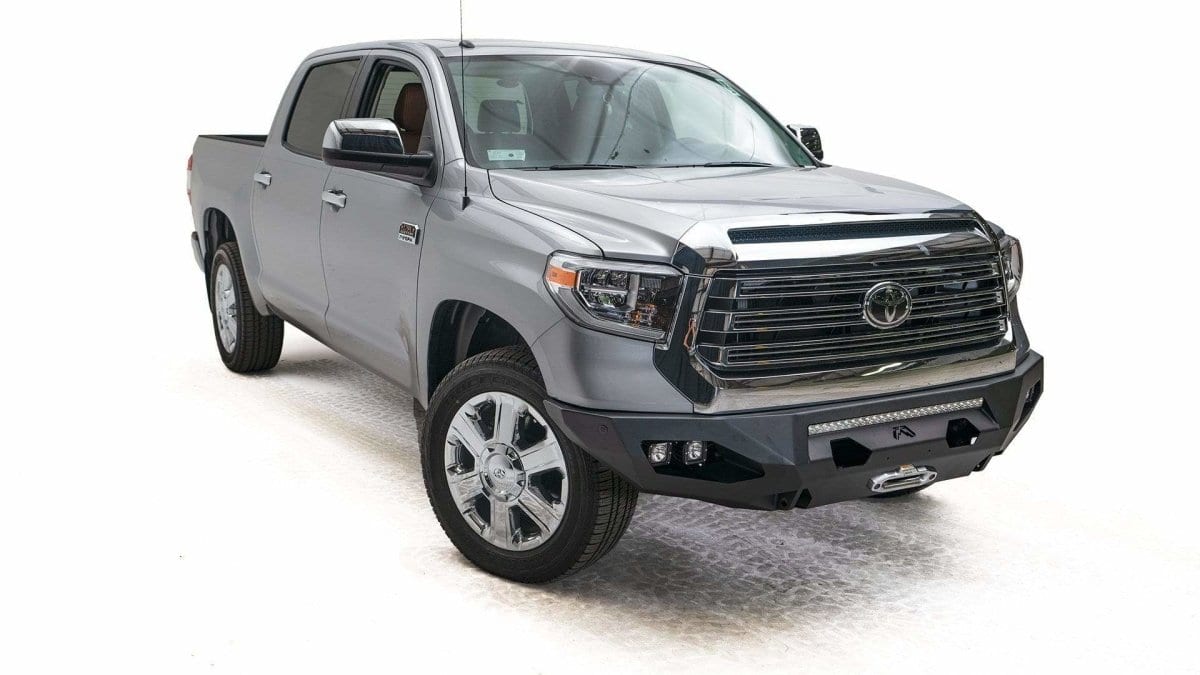 Fab Fours TT14 - X3851 - 1 Toyota Tundra 2014 - 2021 Matrix Front Bumper Winch Ready No Guard - Rugged Truck Gear