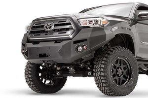 Fab Fours TT16-B3651-1 Toyota Tacoma 2016-2021 Premium Front Bumper Winch Ready No Guard-BumperStock