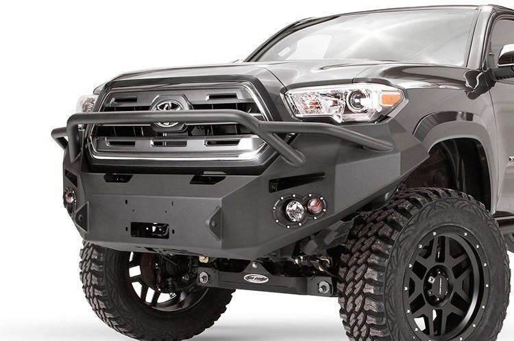 Fab Fours TT16 - B3652 - 1 Toyota Tacoma 2016 - 2022 Premium Front Bumper Winch Ready Pre - Runner Guard - Rugged Truck Gear