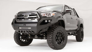 Fab Fours TT16-D3651-1 Toyota Tacoma 2016-2021 Vengeance Front Bumper No Guard-BumperStock