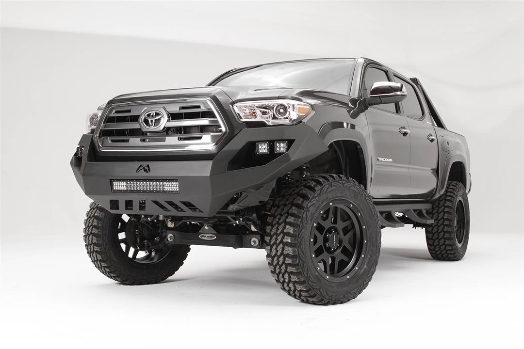 Fab Fours TT16 - D3651 - 1 Toyota Tacoma 2016 - 2023 Vengeance Front Bumper No Guard - Rugged Truck Gear