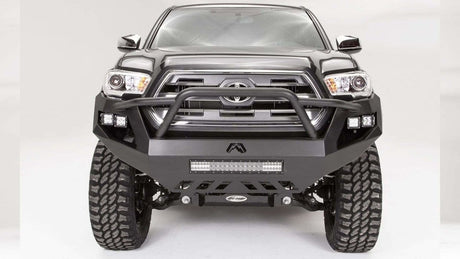 Fab Fours TT16-D3652-1 Toyota Tacoma 2016-2021 Vengeance Front Bumper Pre-Runner Guard-BumperStock