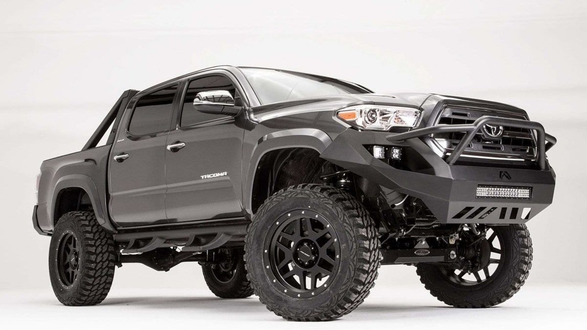 Fab Fours TT16 - D3652 - 1 Toyota Tacoma 2016 - 2022 Vengeance Front Bumper Pre - Runner Guard - Rugged Truck Gear