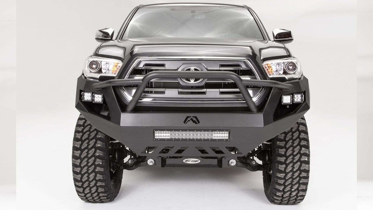 Fab Fours TT16 - D3652 - 1 Toyota Tacoma 2016 - 2022 Vengeance Front Bumper Pre - Runner Guard - Rugged Truck Gear