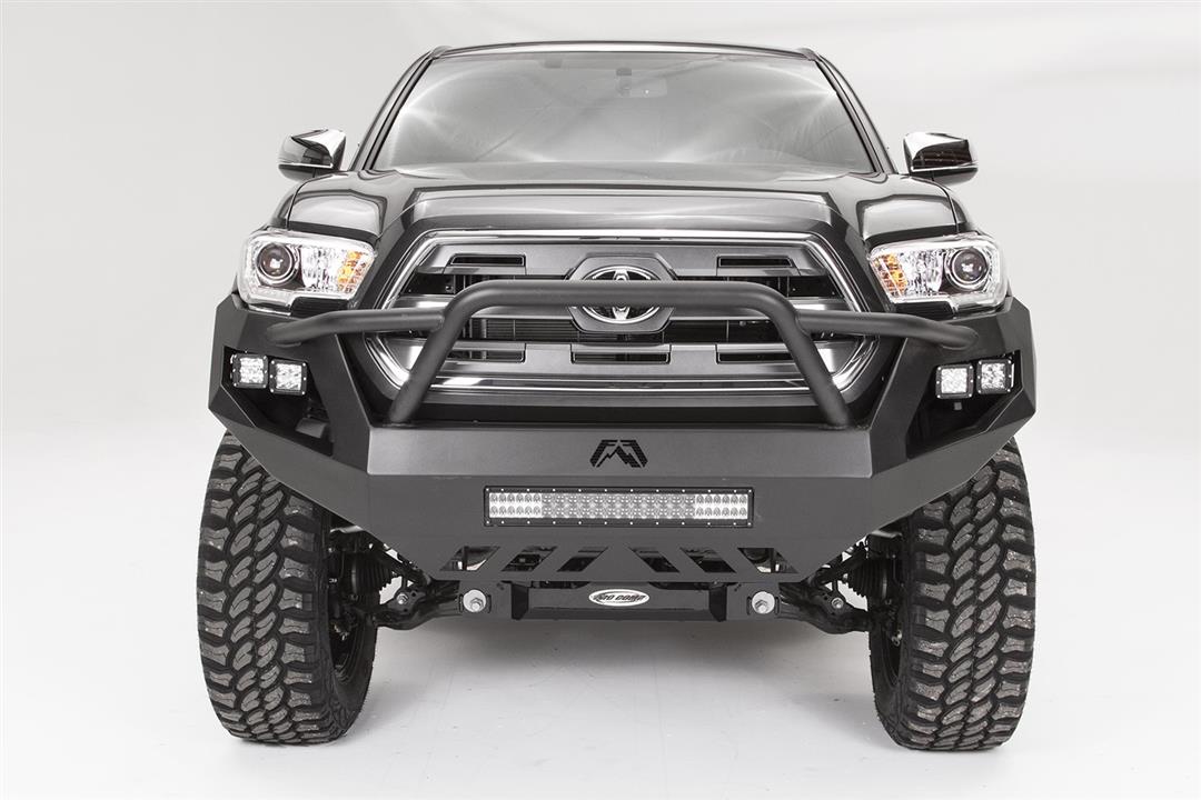 Fab Fours TT16 - D3652 - 1 Toyota Tacoma 2016 - 2023 Vengeance Front Bumper High Pre - Runner Guard - Rugged Truck Gear