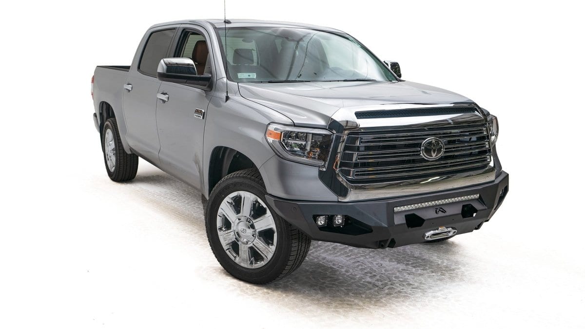 Fab Fours TT16 - X3651 - 1 Toyota Tacoma 2016 - 2022 Matrix Front Bumper Winch Ready No Guard - Rugged Truck Gear