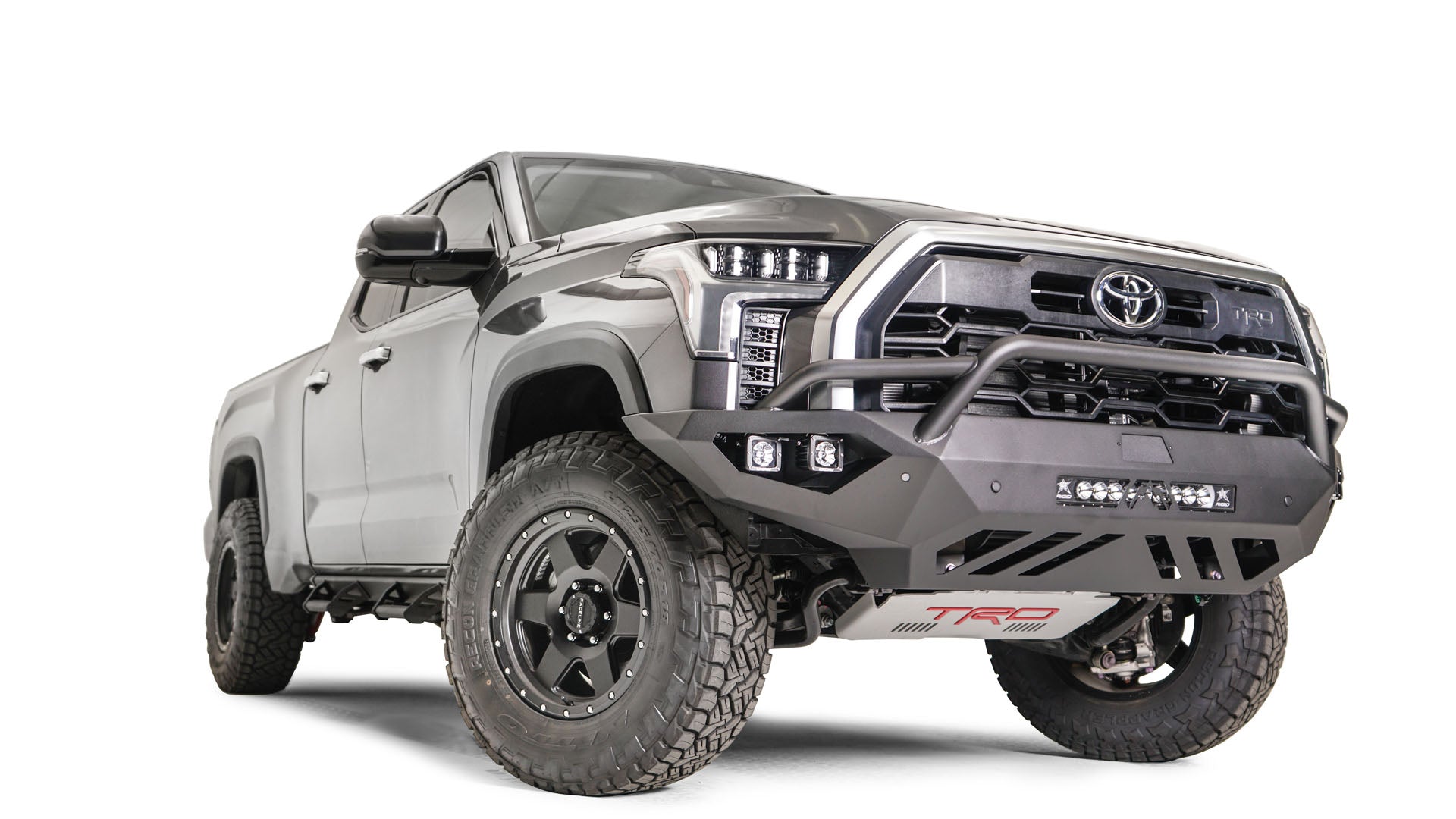 Fab Fours TT22 - D5452 - 1 Toyota Tundra 2022 - 2024 Vengeance Front Bumper Pre - Runner Guard - Rugged Truck Gear