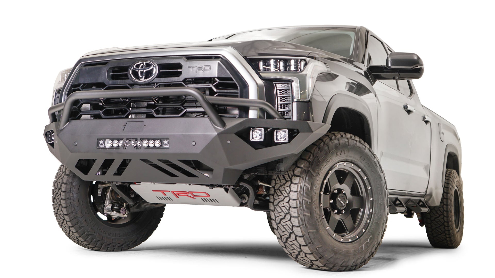 Fab Fours TT22 - D5452 - 1 Toyota Tundra 2022 - 2024 Vengeance Front Bumper Pre - Runner Guard - Rugged Truck Gear